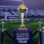 अंतरिक्ष में हुआ ICC World cup 2023 ट्रॉफी का अनावरण