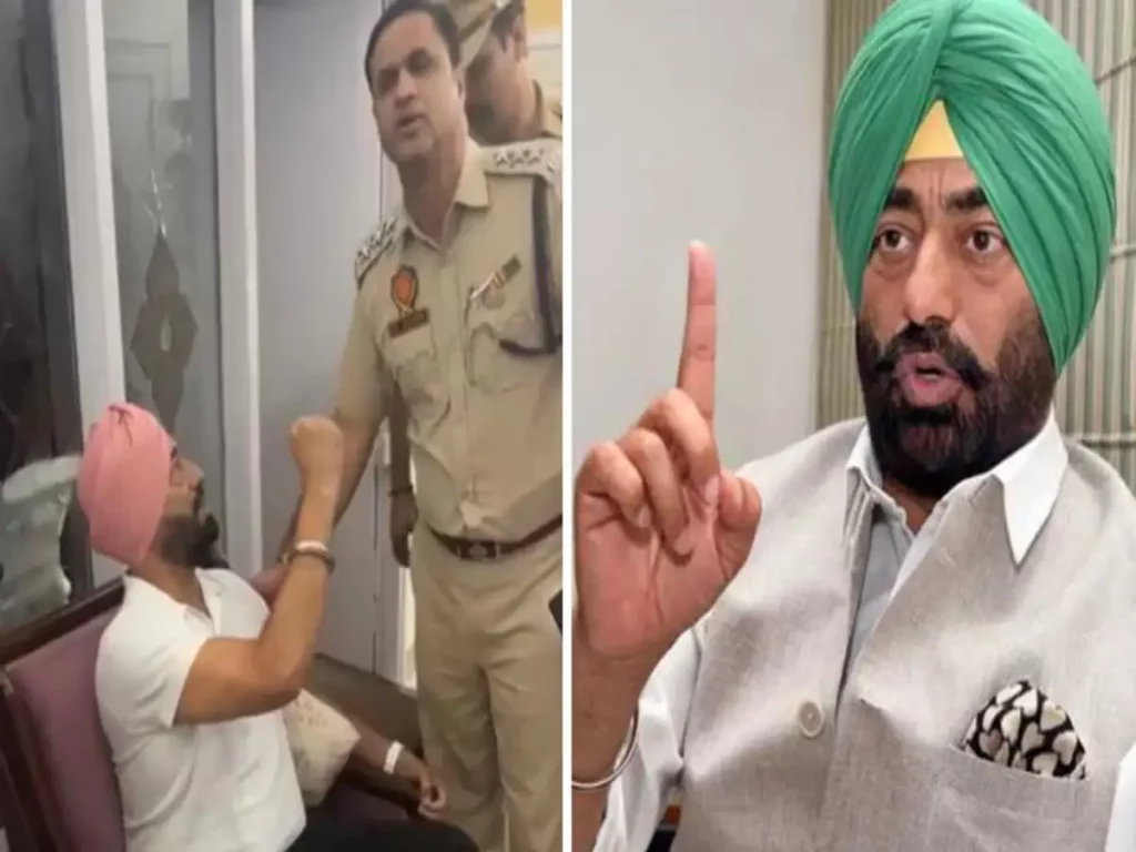 Was live on social media during arrest