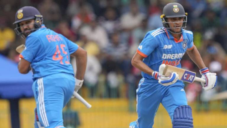 Rohit Sharma and Shubman Gill gave a great start