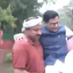 सपा सांसद रामगोपाल यादव के आवास के बाहर भरा पानी