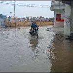 Moradabad में भारी बारिश की के कारण जल भराव की स्थिति