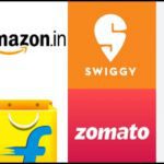 amazon flipkart swiggy zomato