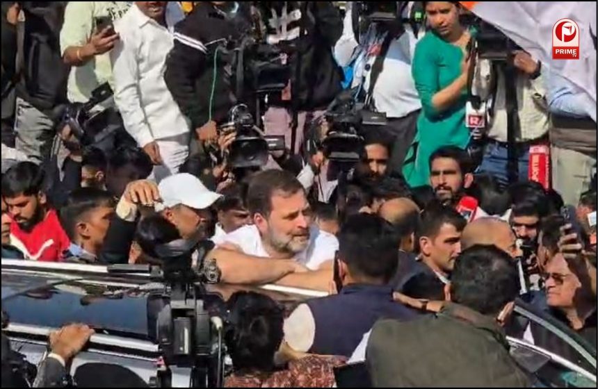 Rahul Gandhi Sambhal Visit
