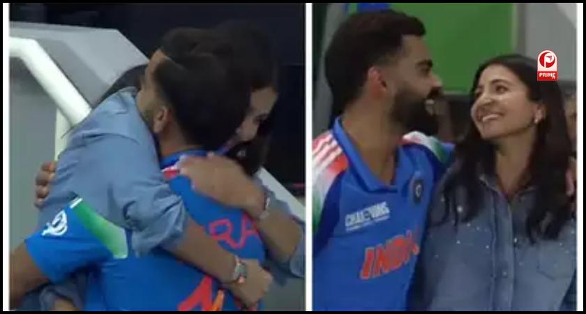 Anushka Sharma Hugs Virat Kohli