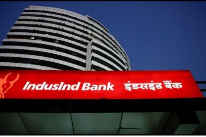 indusind bank share price