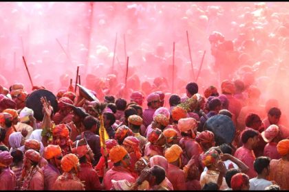 Lathmar holi 2025 in barsana