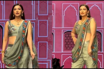gauahar khan ramp walk