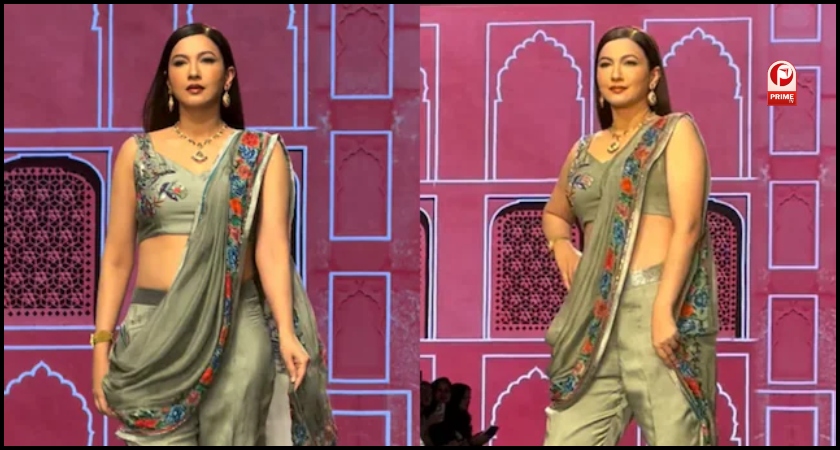 gauahar khan ramp walk