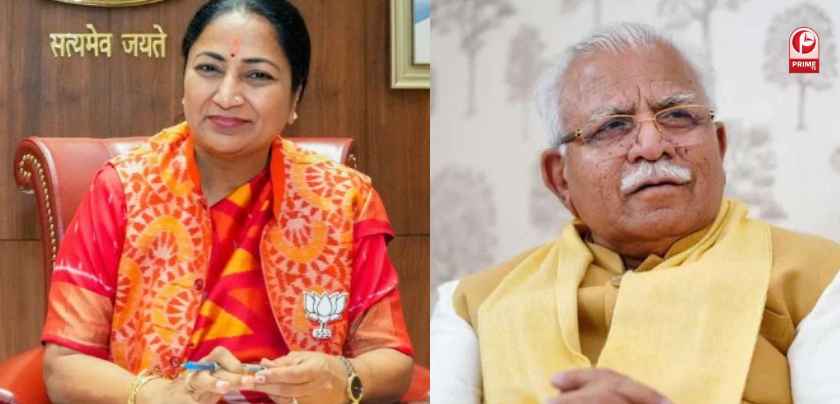 Meeting of CM Rekha Gupta and Minister Khattar