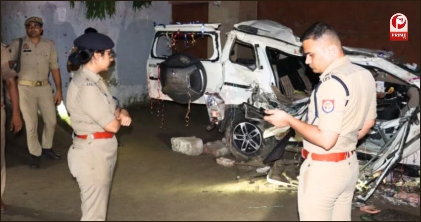 Sambhal Road Accident