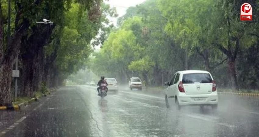 मानसून ट्रफ और चक्रवाती हवाओं का असर