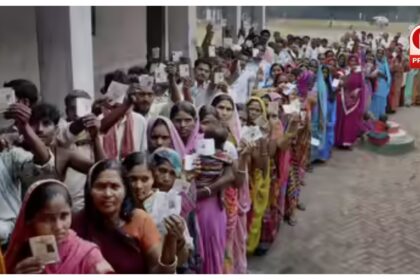 बिहार में भारी मतदान