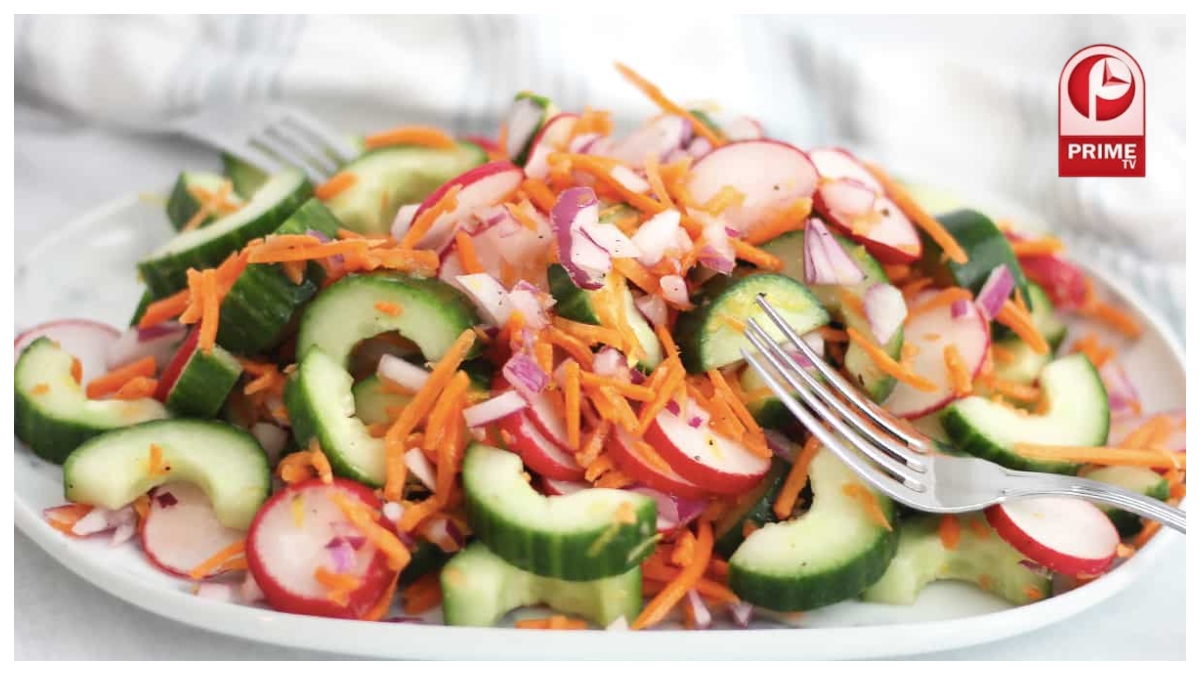 मूली और खीरे का मेल