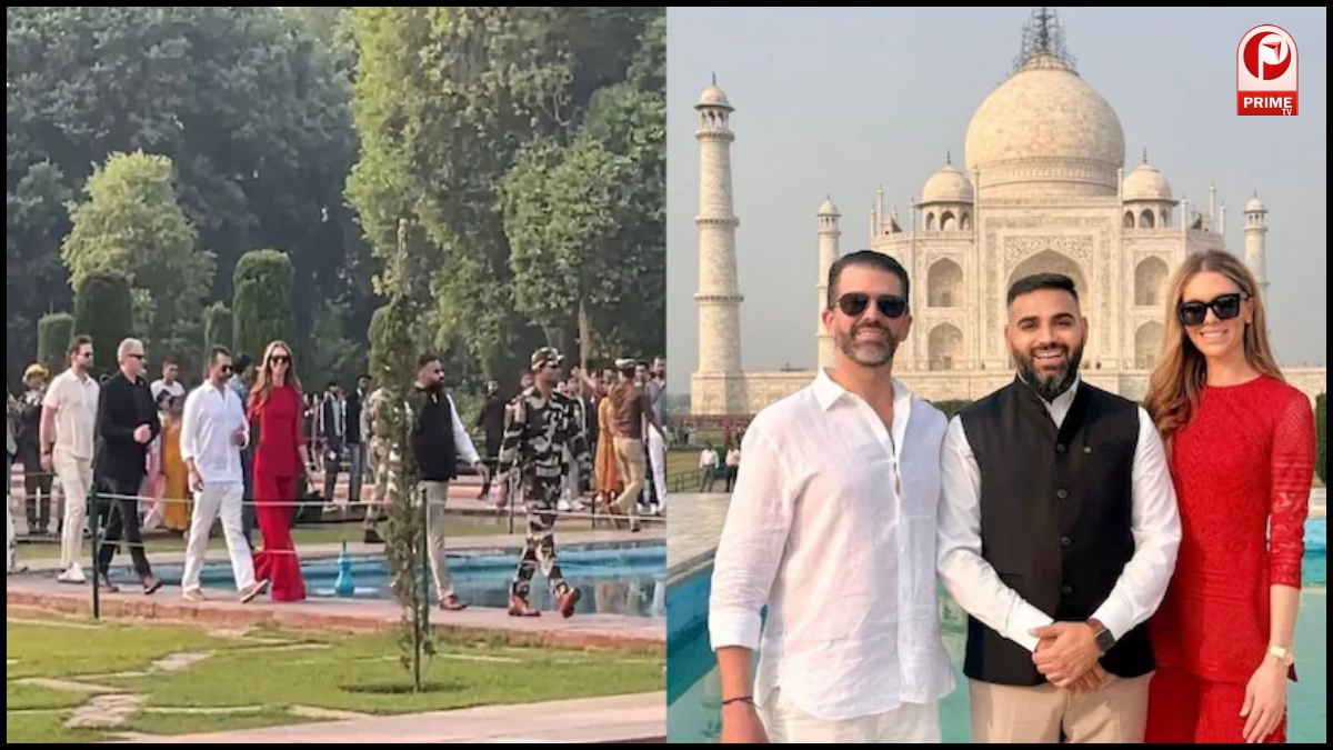 Trump Jr. Visits Taj Mahal