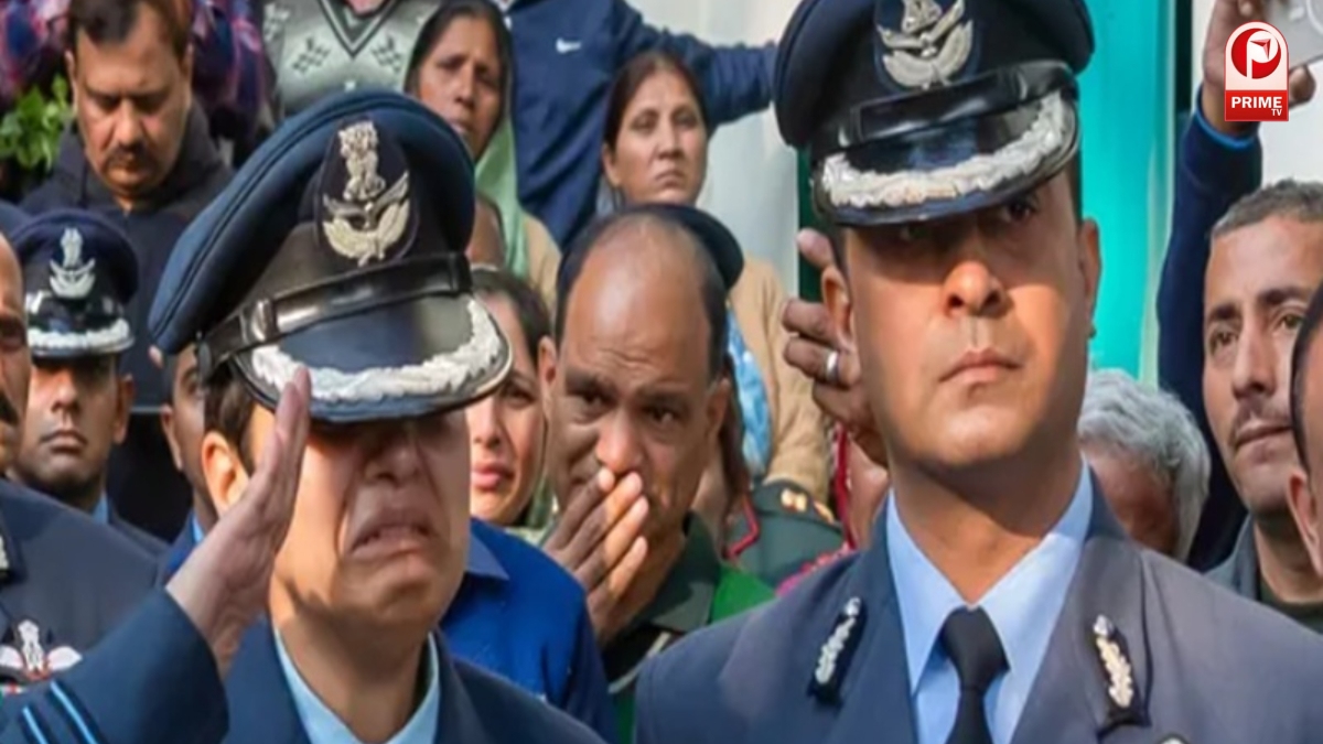 विंग कमांडर नमांश स्याल को विदाई