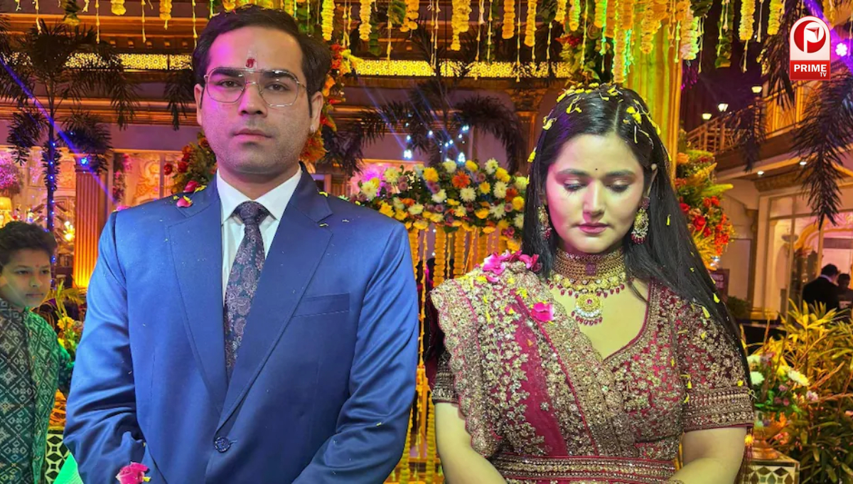 निधि सारस्वत और चिराग उपाध्याय की शादी