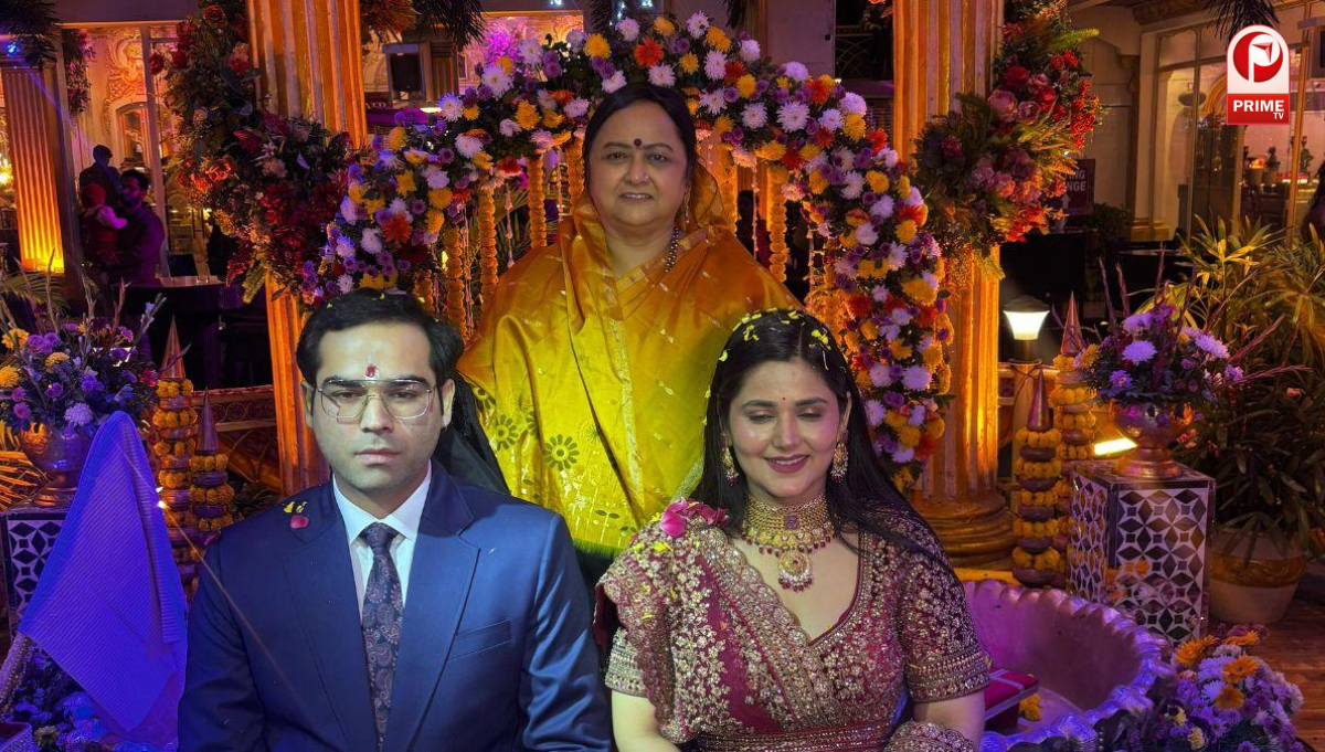 निधि सारस्वत और चिराग उपाध्याय की शादी