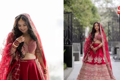 लाल जोड़े में छाईं टीवी की ‘गुंजन’