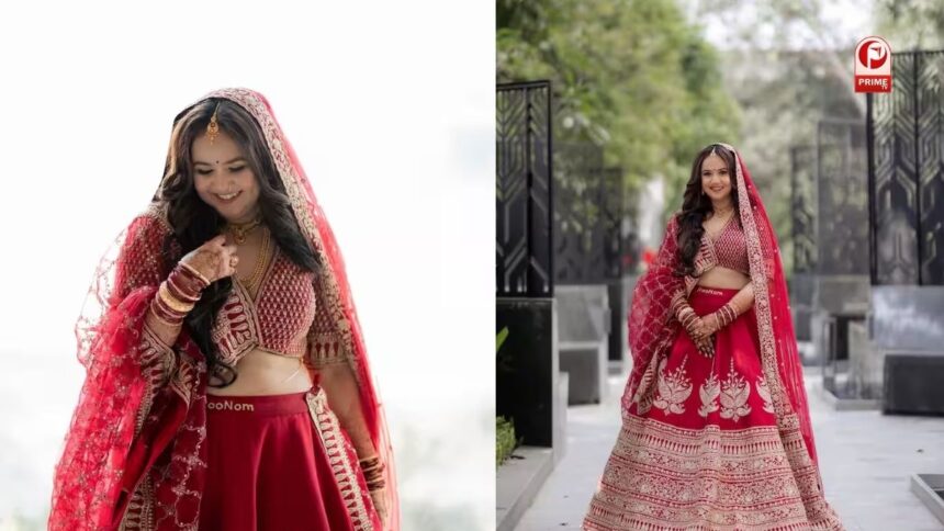 लाल जोड़े में छाईं टीवी की ‘गुंजन’