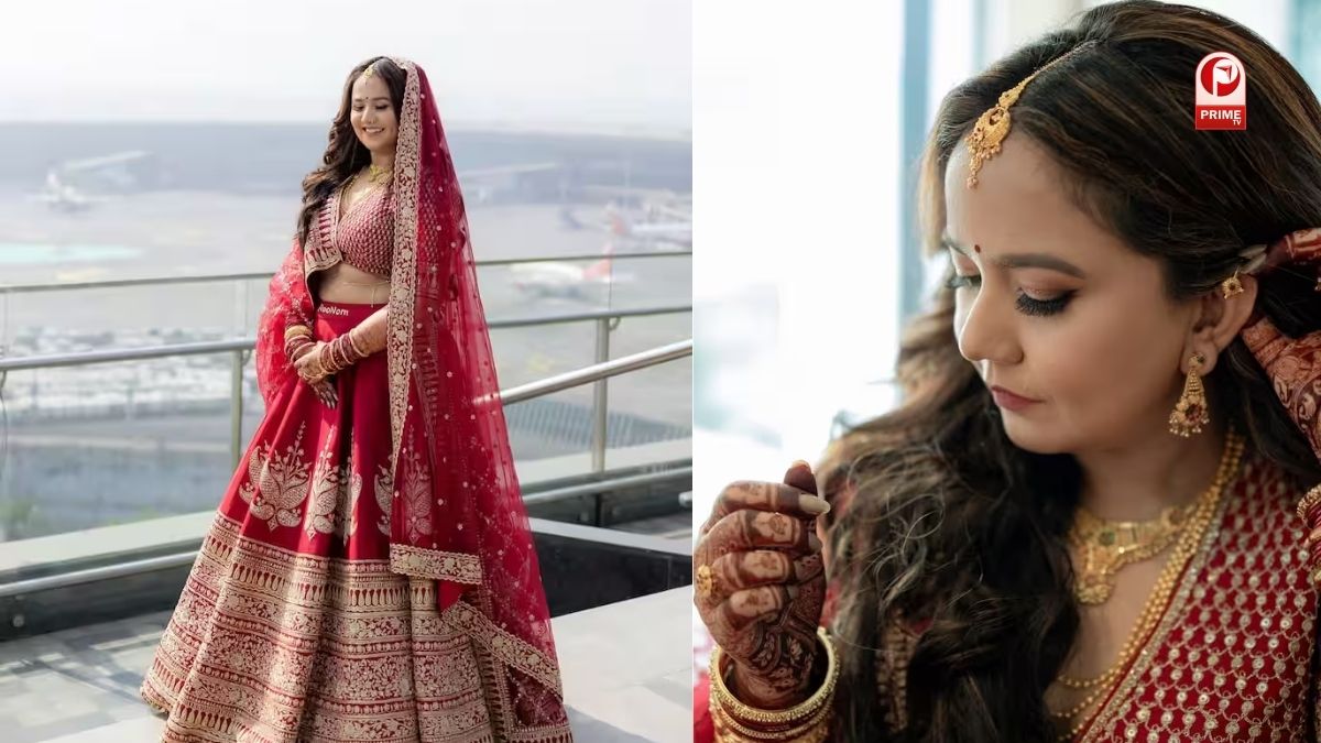 लाल जोड़े में छाईं टीवी की ‘गुंजन’,