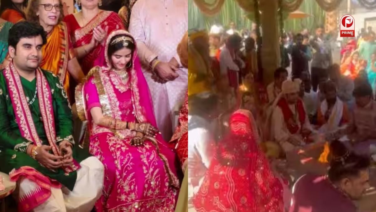 कथावाचक इंद्रेश उपाध्याय और शिप्रा की शादी