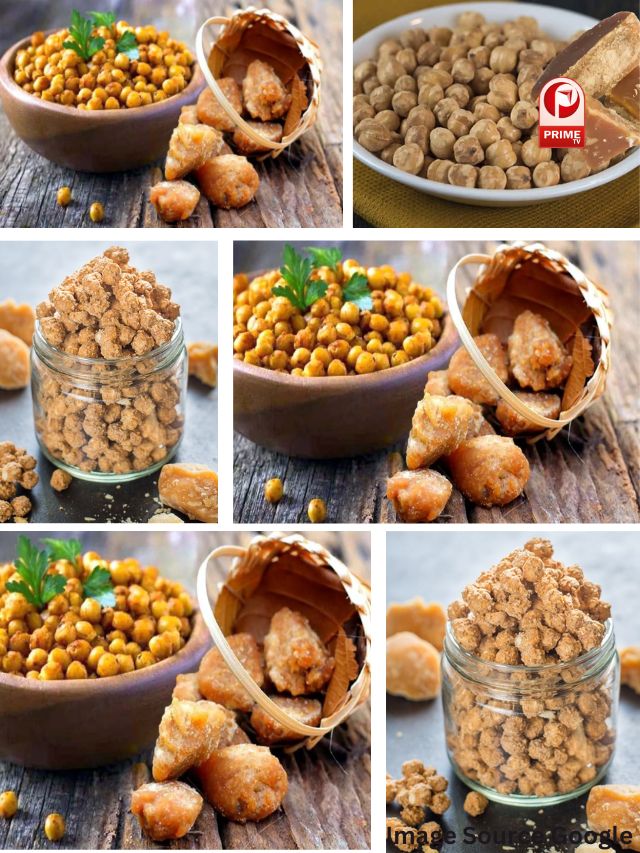 गुड़ और चना