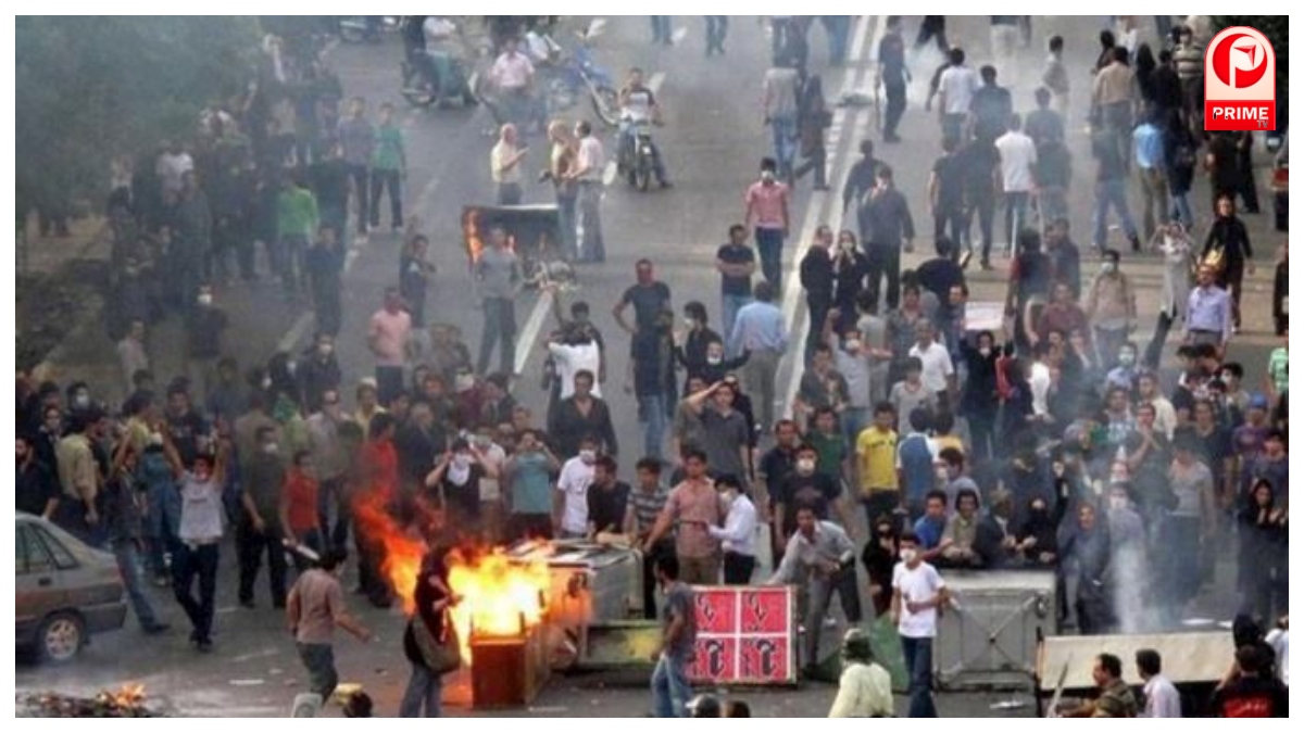 Mass Protest in Tehran Iran