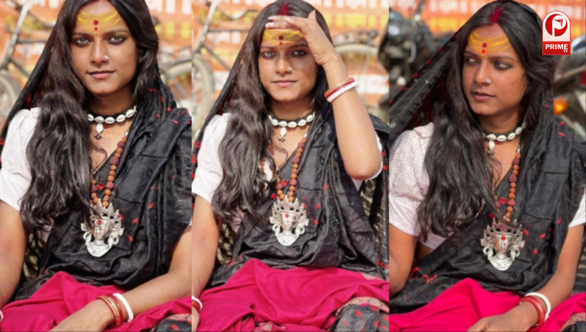 आनंदराधा ने माघ मेले में लूट ली सबकी निगाहें
