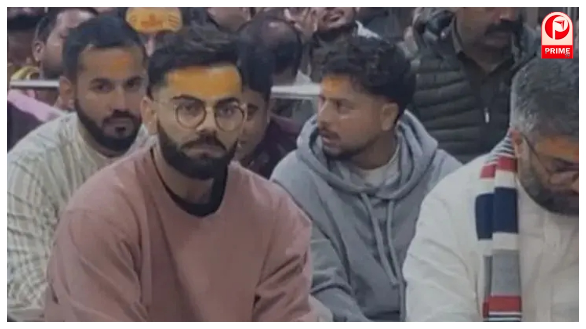 Virat kohli attended Bhasma Aarti