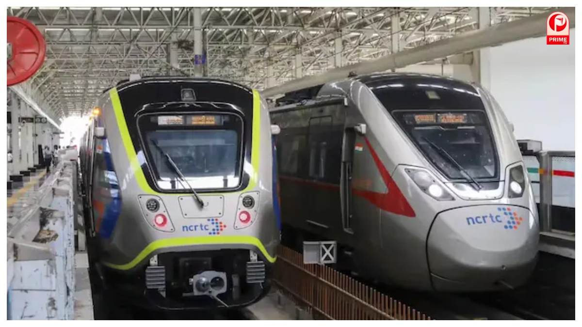 Meerut Metro train running at 120 kmph speed