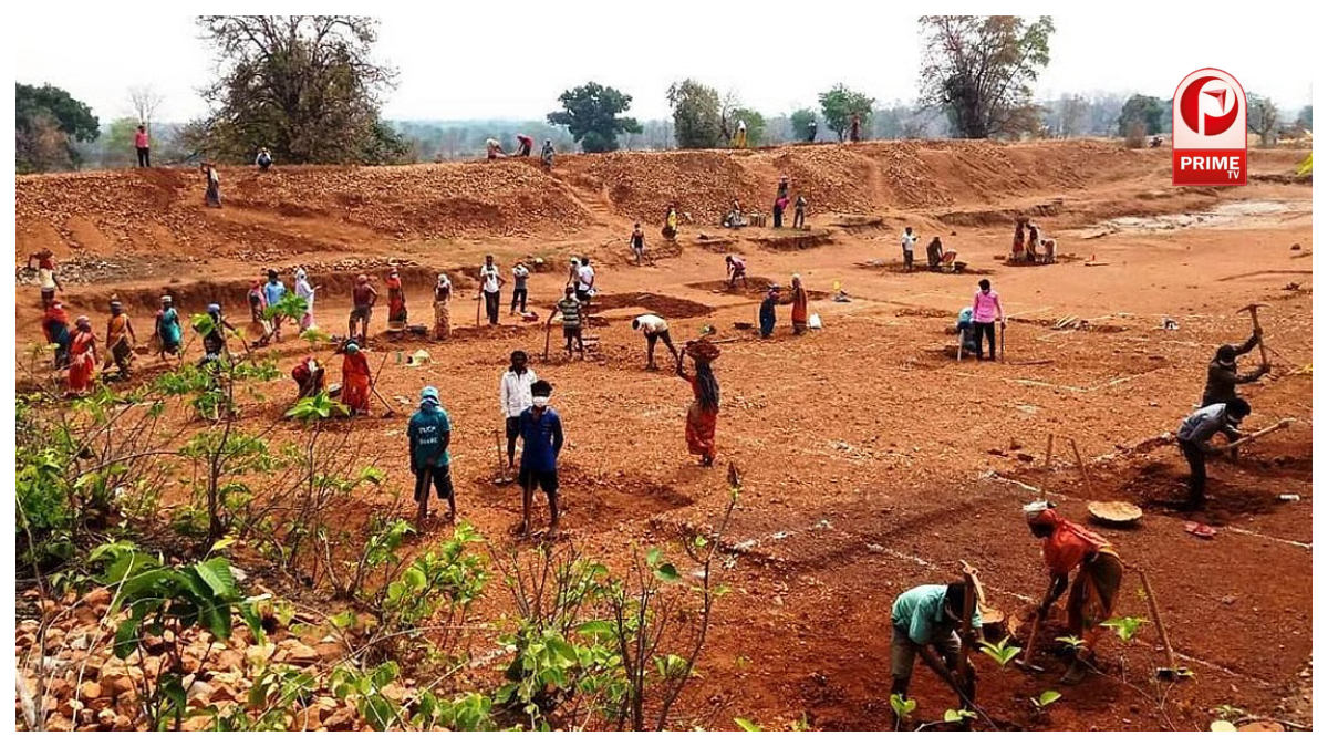 MGNREGA Protest