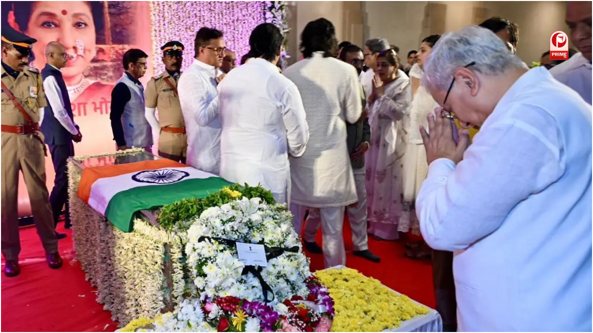 आशा भोसले को अंतिम विदाई
