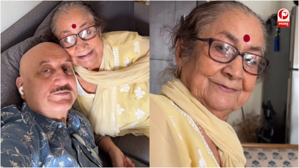 अनुपम खेर ने मां के सम्मान में लिखा भावुक संदेश